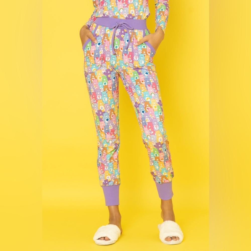 BlackMilk Clothing CLASSIC CARE BEARS COMFY PANTS - LIMITED
